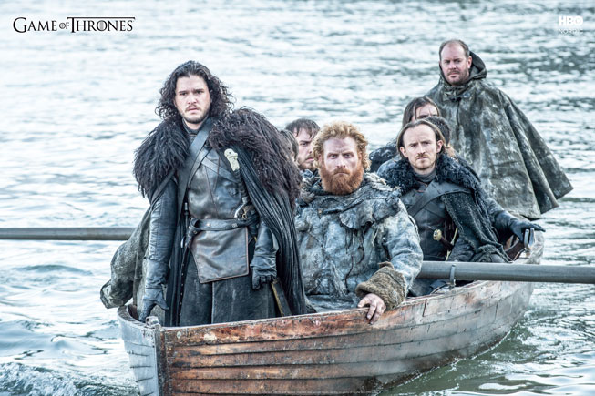 Jon Snow og The Night's Watch i Game of Thrones 