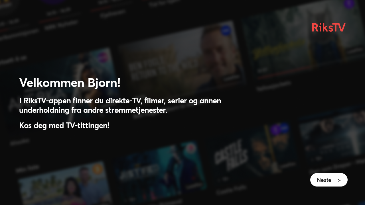 Slik ser det ut når du har logget inn