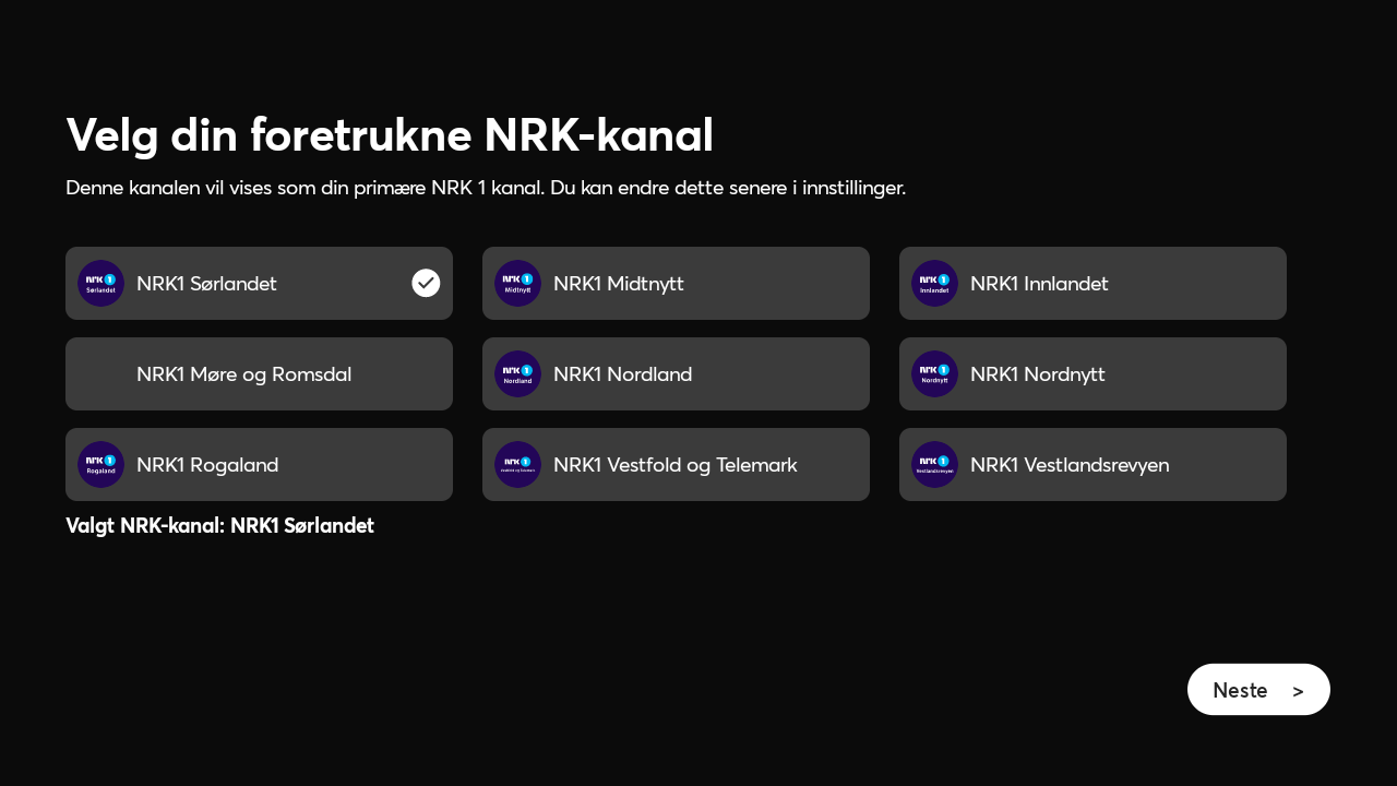 Velg din foretrukne NRK-kanal