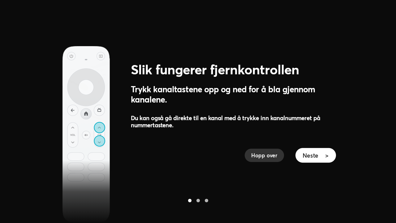 Hvordan bruke fjernkontrollen